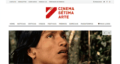 Desktop Screenshot of cinema7arte.com